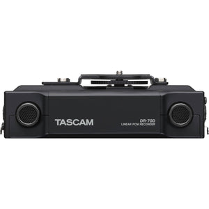 TASCAM DR-70D 6-Input / 4-Track Multi-Track Field Recorder with Onboard Omni Microphones