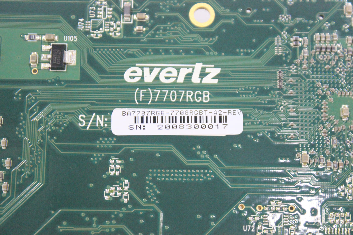 Evertz 7707RGBTA-A2 RGBHV/DVI/KVM Option Card