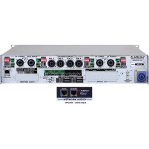 Ashly nXp1.54D 4-Channel Network Power Amplifier with OPDante Option Card