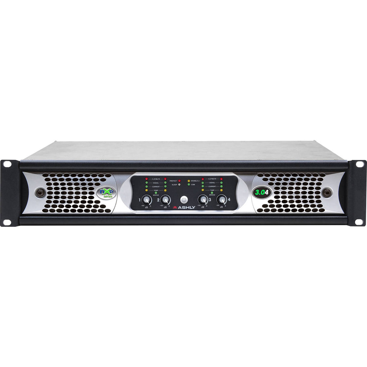 Ashly nXp3.04D 4-Channel Network Power Amplifier with OPDante Option Card