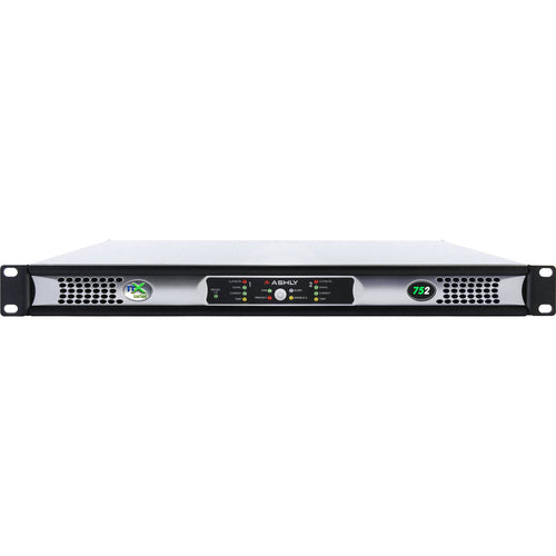 Ashly nX Series nX752 2-Channel Multi-Mode Power Amplifier (75W)