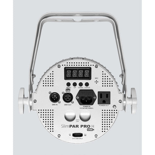 CHAUVET DJ SlimPAR Pro H USB Low-Profile RGBAW+UV LED PAR (White)