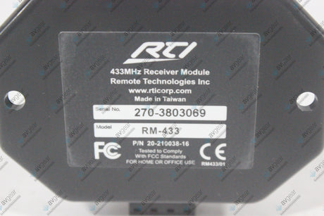RTI RM-433 RF Receiver With Connector (NEW-Open Box) (1514-121)