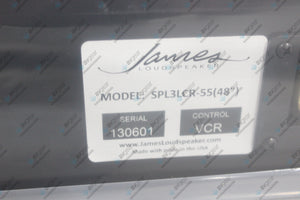 James LoudSpeaker SPL3-LCR-55 3", LCR, 48" Fixed Width SoundBar - 1.5" Depth (NEW-Open Box)