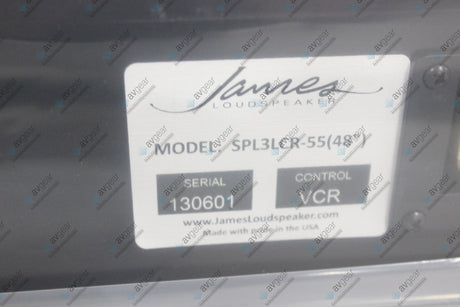 James LoudSpeaker SPL3-LCR-55 3", LCR, 48" Fixed Width SoundBar - 1.5" Depth (NEW-Open Box)