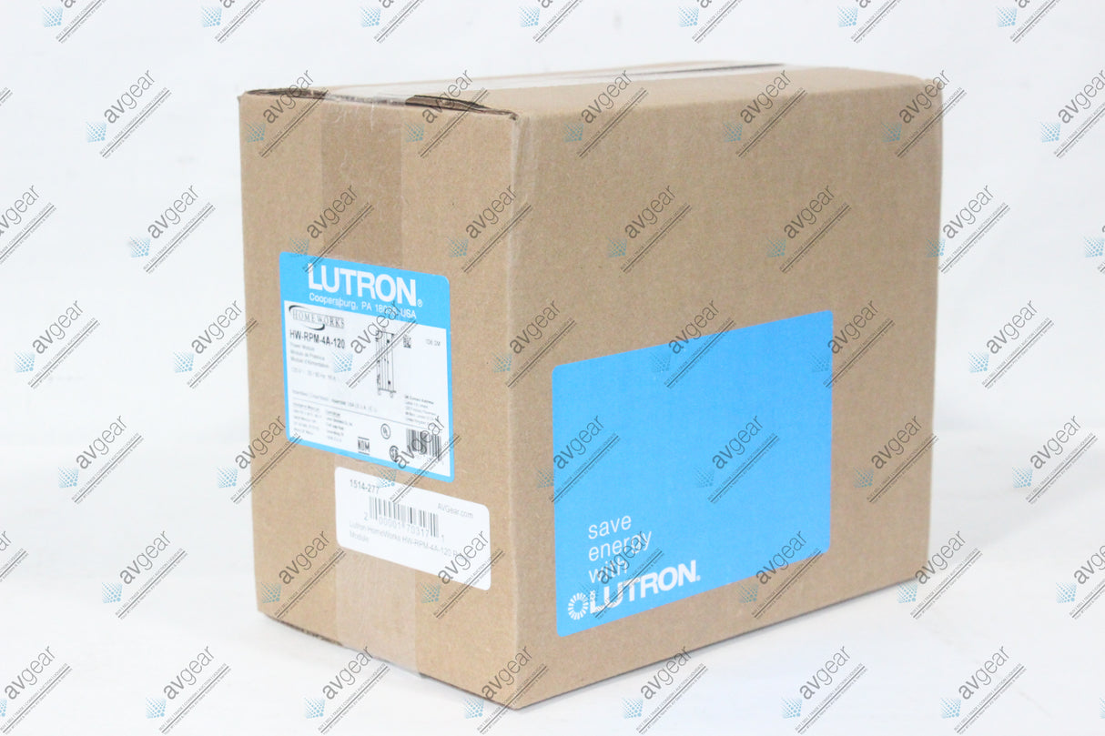 Lutron HomeWorks HW-RPM-4A-120 Power Module (NEW) (1514-277)