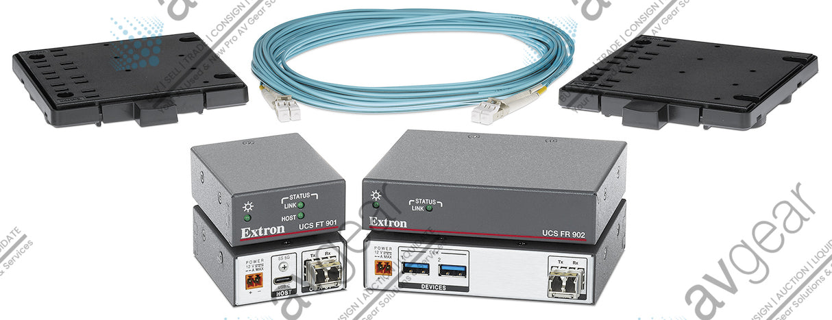 Extron UCS 900 Series Fiber Optic USB 5 Gbps Extenders (1514-292) (NEW-Open Box)