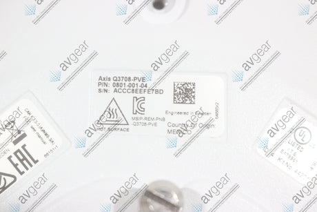 Axis Q3708-PVE Dome Cameras (1514-64)