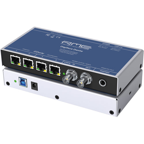 RME Digiface Dante 256-Channel Dante to MADI Audio Interface with USB