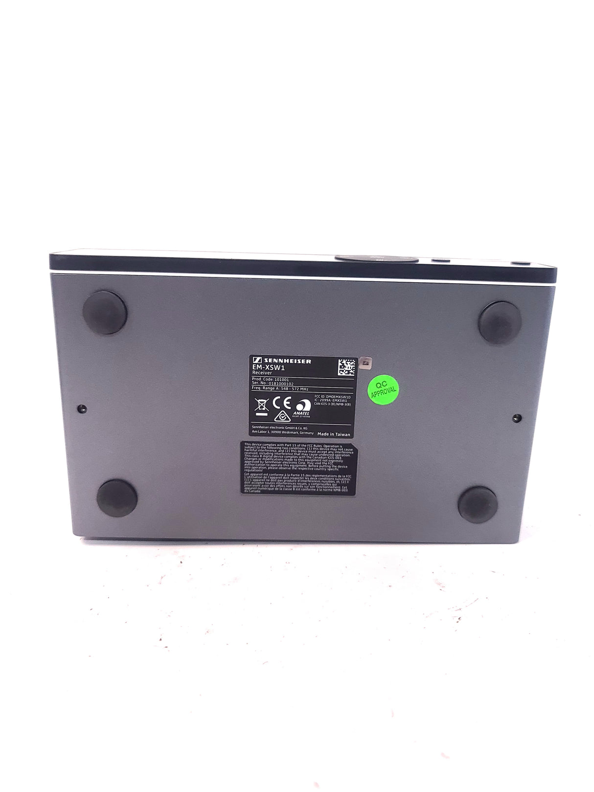 Sennheiser EM-XSW1 Receiver (A: 548-572 MHz) w/ PSU in Original Box