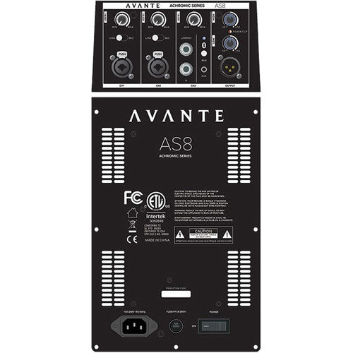 Avante Audio Achromic AS8-B 1000W Column PA System (Black) [B-Stock]