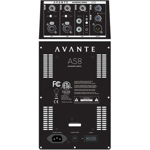 Avante Audio Achromic AS8-B 1000W Column PA System (Black) [B-Stock]