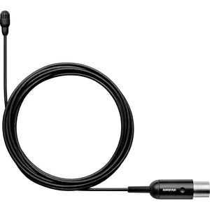 Shure TwinPlex TL46B/O-MTQG Omnidirectional Lavalier Microphone with TA4F Connector - Black