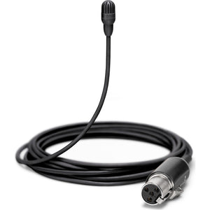 Shure TwinPlex TL46B/O-MTQG Omnidirectional Lavalier Microphone with TA4F Connector - Black