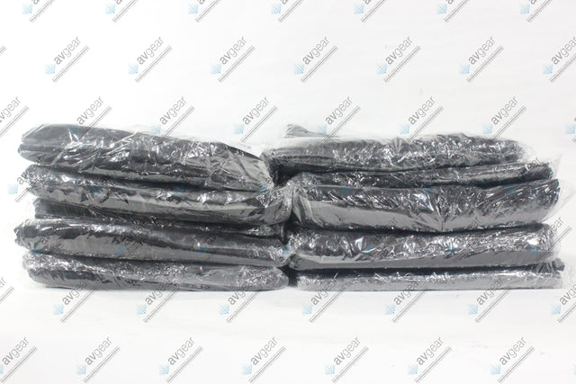 Lot of 10 - Fovitec Studio Pro 9'x10"x20' Black Cotton Muslin Backdrop