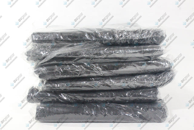 Lot of 6 - Fovitec Studio Pro 9'x10"x20' Black Cotton Muslin Backdrop
