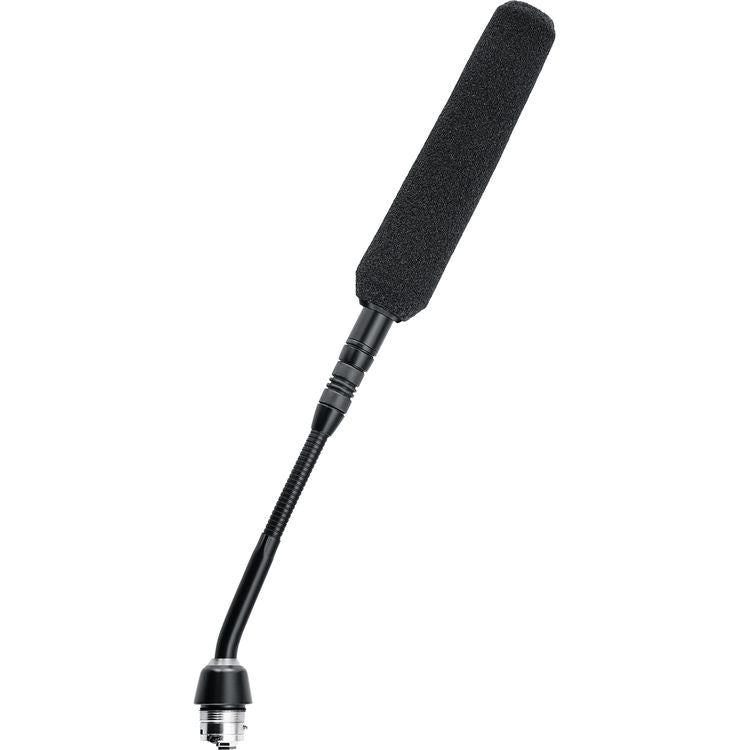 Shure MX405 Series 5" Gooseneck Microphone with Mini-Shotgun Condenser Cartridge (Light Ring, No Preamp)