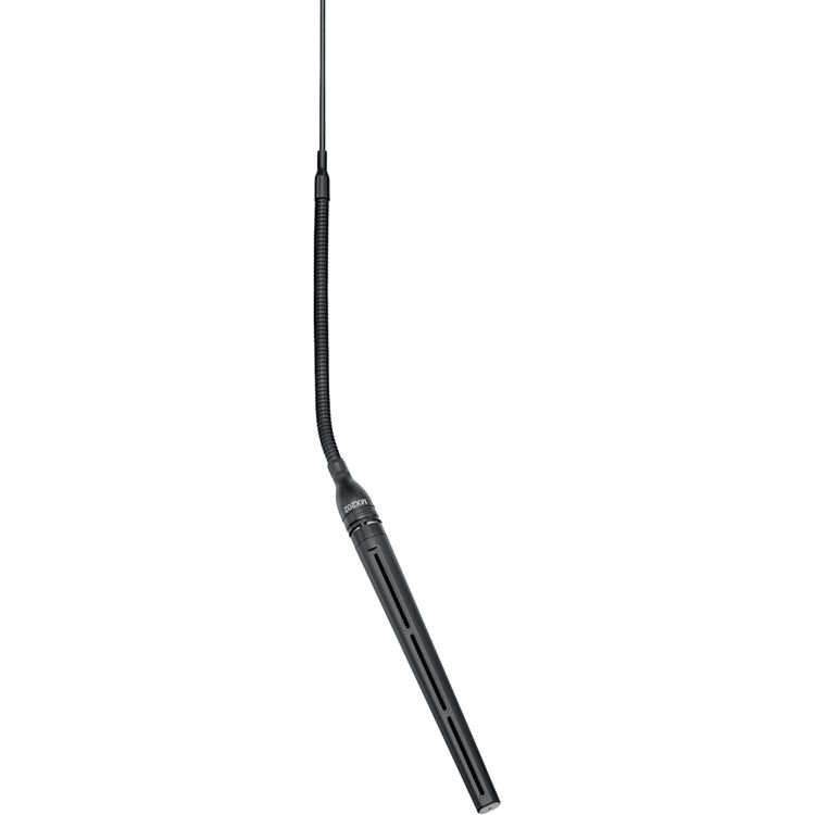 Shure MX202BP/MS Microflex Overhead Mini-Shotgun Microphone with Plate Mount and Screw Terminals Connector (Black)