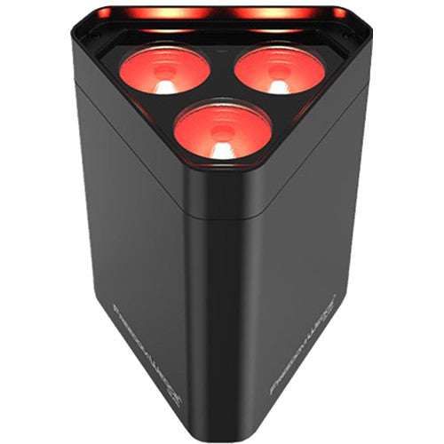 CHAUVET DJ Freedom Wedge Quad Battery-Powered Triangularly-Shaped RGBA LED Wash Light with D-Fi Wireless DMX