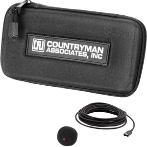 Countryman I2HH10XLR-BKIT I2 Hypercardioid Bass & Cello Microphone for Hardwired XLR (High Gain, Black)