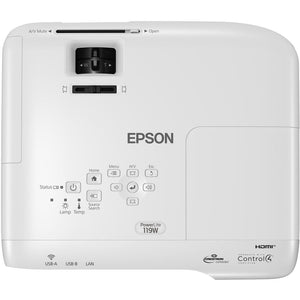 Epson PowerLite 119W 4000-Lumen WXGA 3LCD Projector (White)