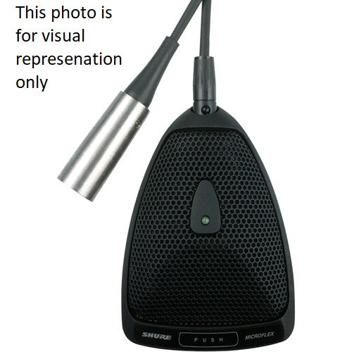 Shure MX393/C Microflex Cardioid Boundary Microphone for Installs (XLR Connector)