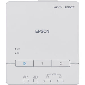 Epson PowerLite 800F Ultra Short-Throw Laser Projector, 1080p, 5000 Lumens, 3LCD, (White)