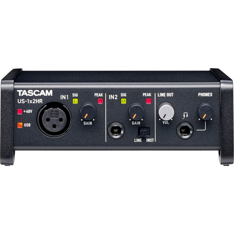 TASCAM US-1x2HR Desktop 2x2 USB Type-C Audio Interface