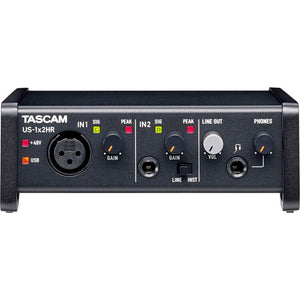 TASCAM US-1x2HR Desktop 2x2 USB Type-C Audio Interface