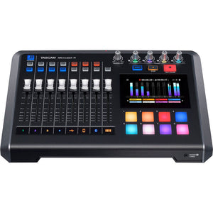 TASCAM Mixcast 4 Podcast Mixer, Recorder, and USB Audio Interface