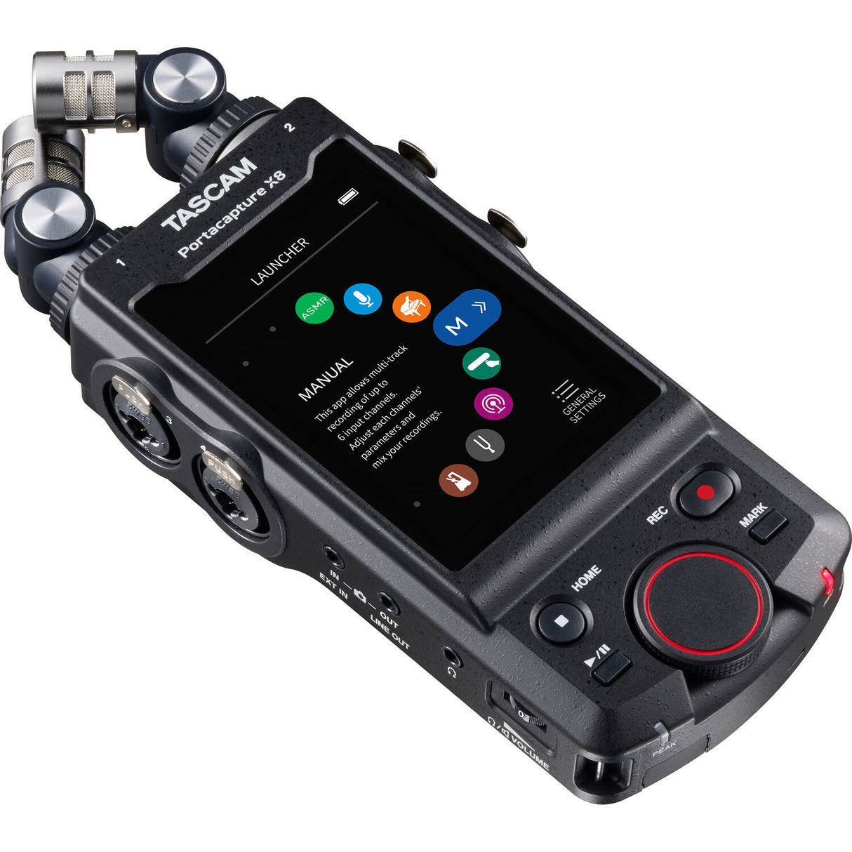 TASCAM Portacapture X8 32-Bit Float 8-Channel Multitrack Field Recorder