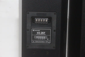 (2) Community V2-26BT 2-Way Passive Loudspeaker w/ Vertical Yoke
