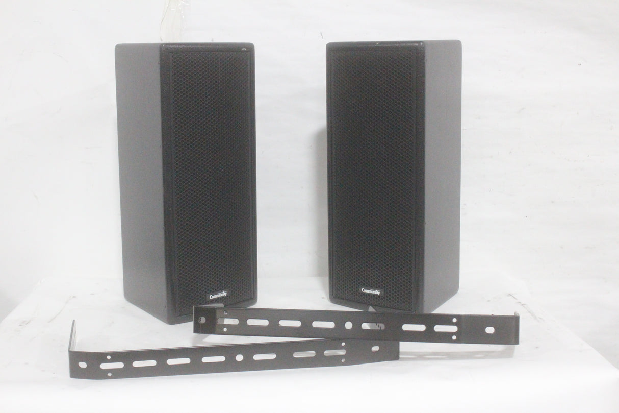 (2) Community V2-26BT 2-Way Passive Loudspeaker w/ Vertical Yoke