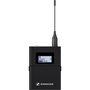Sennheiser EW-DX MKE 2/835-S SET R1-9 Dual-Channel Digital Combo Wireless System with Omni Lavalier and Handheld Mic (R1-9: 520 to 607 MHz)