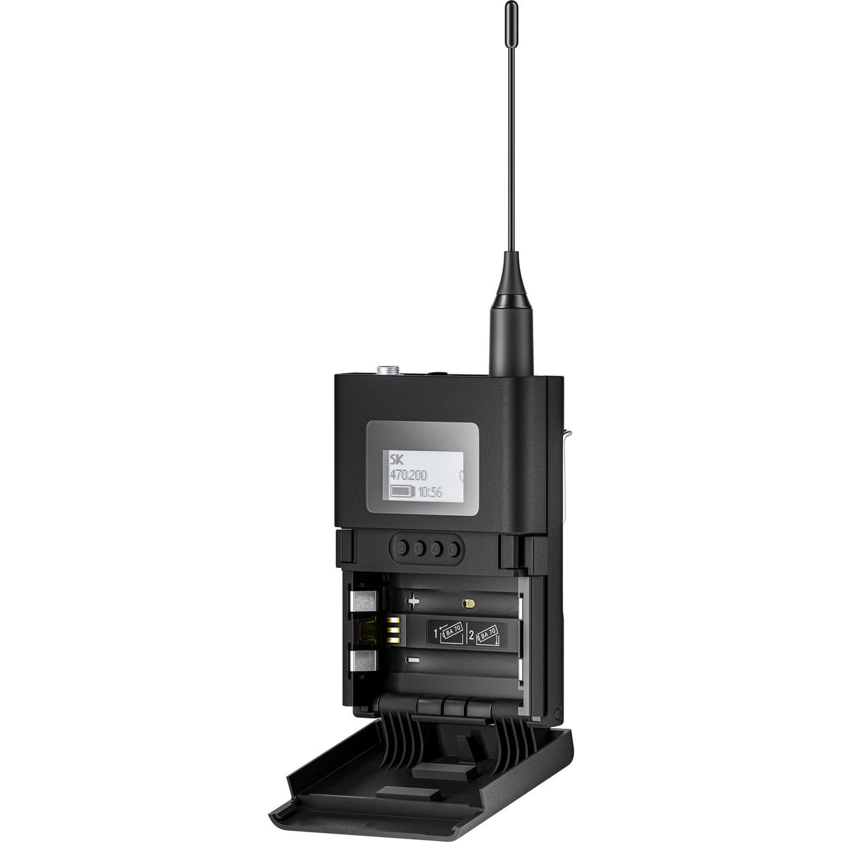Sennheiser EW-DX MKE 2/835-S SET R1-9 Dual-Channel Digital Combo Wireless System with Omni Lavalier and Handheld Mic (R1-9: 520 to 607 MHz)