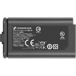 Sennheiser EW-DX MKE 2/835-S SET R1-9 Dual-Channel Digital Combo Wireless System with Omni Lavalier and Handheld Mic (R1-9: 520 to 607 MHz)