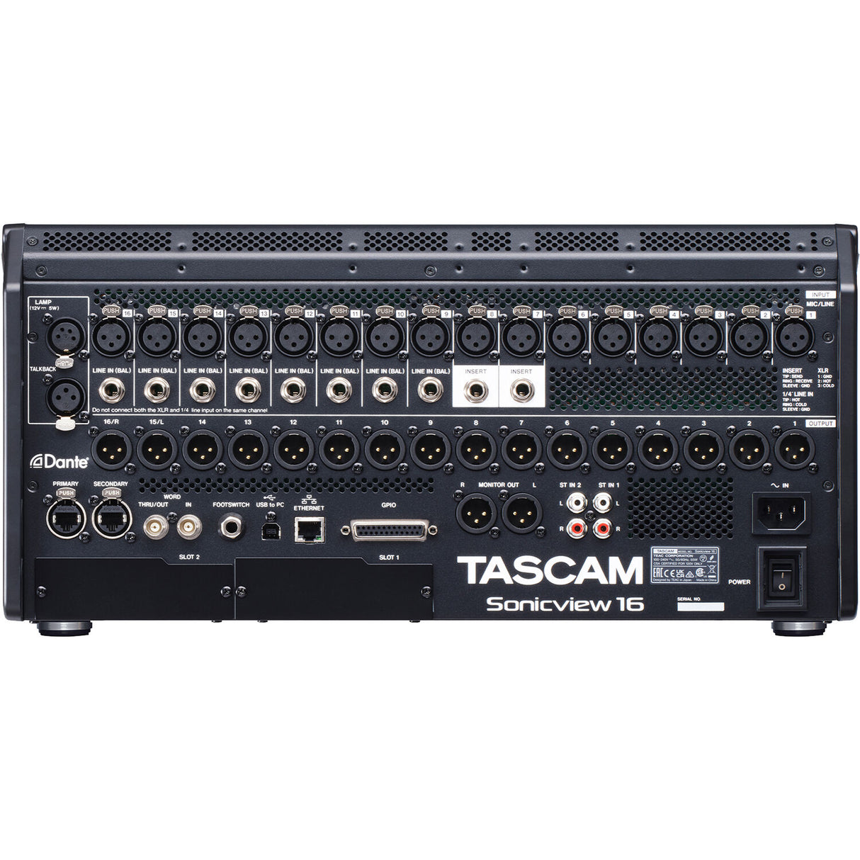 TASCAM Sonicview 16XP 16-Channel Digital Mixing Console and Multitrack Recorder
