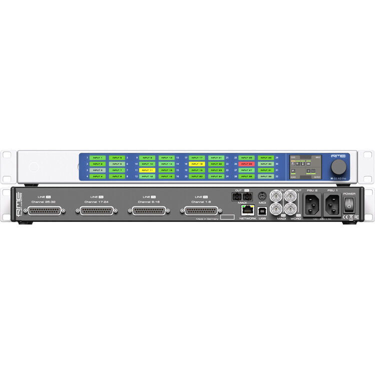 RME M-32 Pro AVB AD 32-Channel Analog to MADI & AVB/TSN Converter
