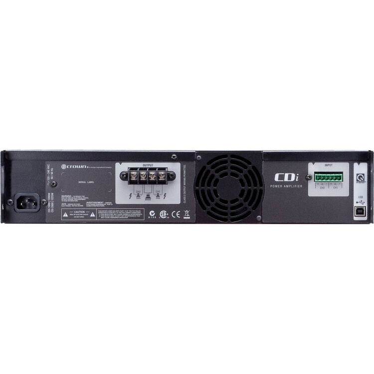 Crown CDI2000 CDi Series Professional 2kW DSP Install Amplifier