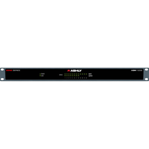 Ashly AQM1208 12-Input / 8-Output Standalone Zone Mixer with AquaControl DSP