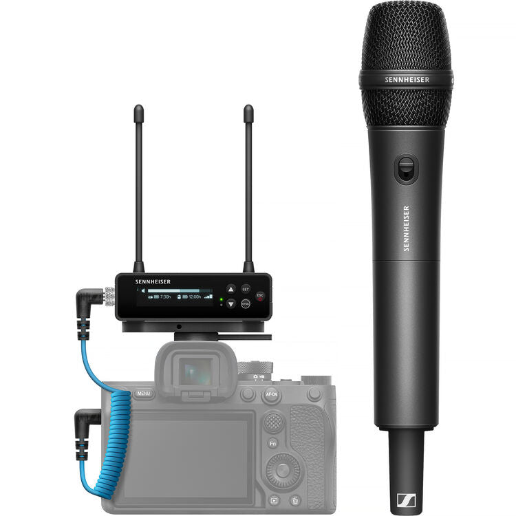 Sennheiser EW-DP 835 SET (R4-9) SET Camera-Mount Digital Wireless Handheld Microphone System (R4-9: 552 to 607 MHz)