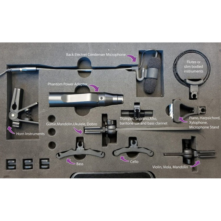 (NEW) Provider PS-IMK-AUT Complete Instrument Mic Kit