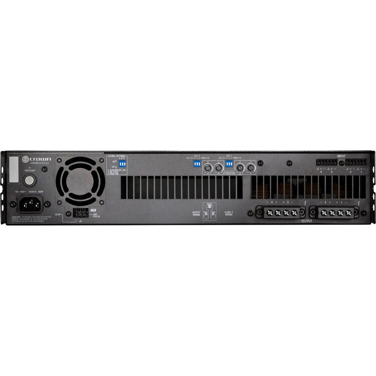 Crown DCI4X600 Four-channel, 600W @ 4 Ohm Analog Power Amplifier, 70V/100V