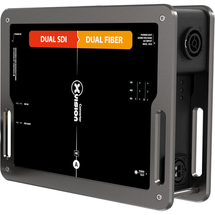 Theatrixx Technologies Dual 12G-SDI to Quad Fiber xVision Converter (Single-Mode, OpticalCON Quad)