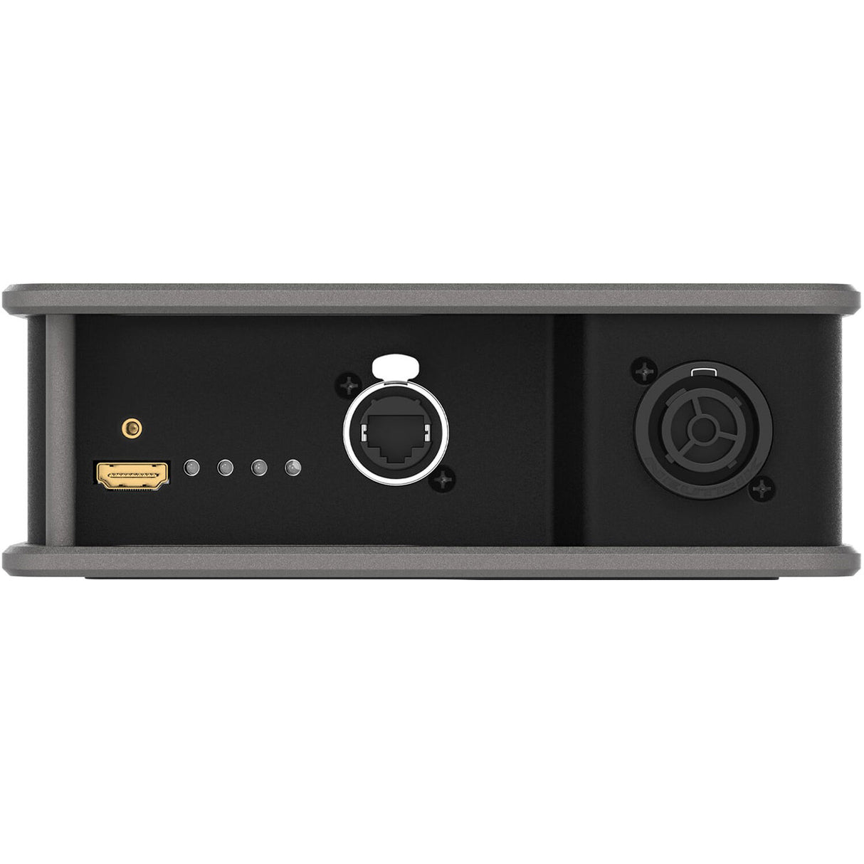 Theatrixx Technologies Theatrixx-XVVFIBER2HDMI-S2 Fiber to HDMI 2.0 xVision Converter with GbE, PC TRUE1 In/Thru (Single-Mode, OpticalCON Duo)