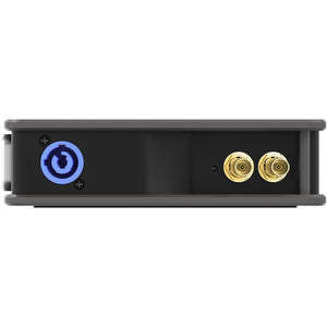 Theatrixx Technologies 12G-SDI to Fiber xVision Converter with PowerCON In/Edison Loop-Thru (Multimode, OpticalCON QUAD)