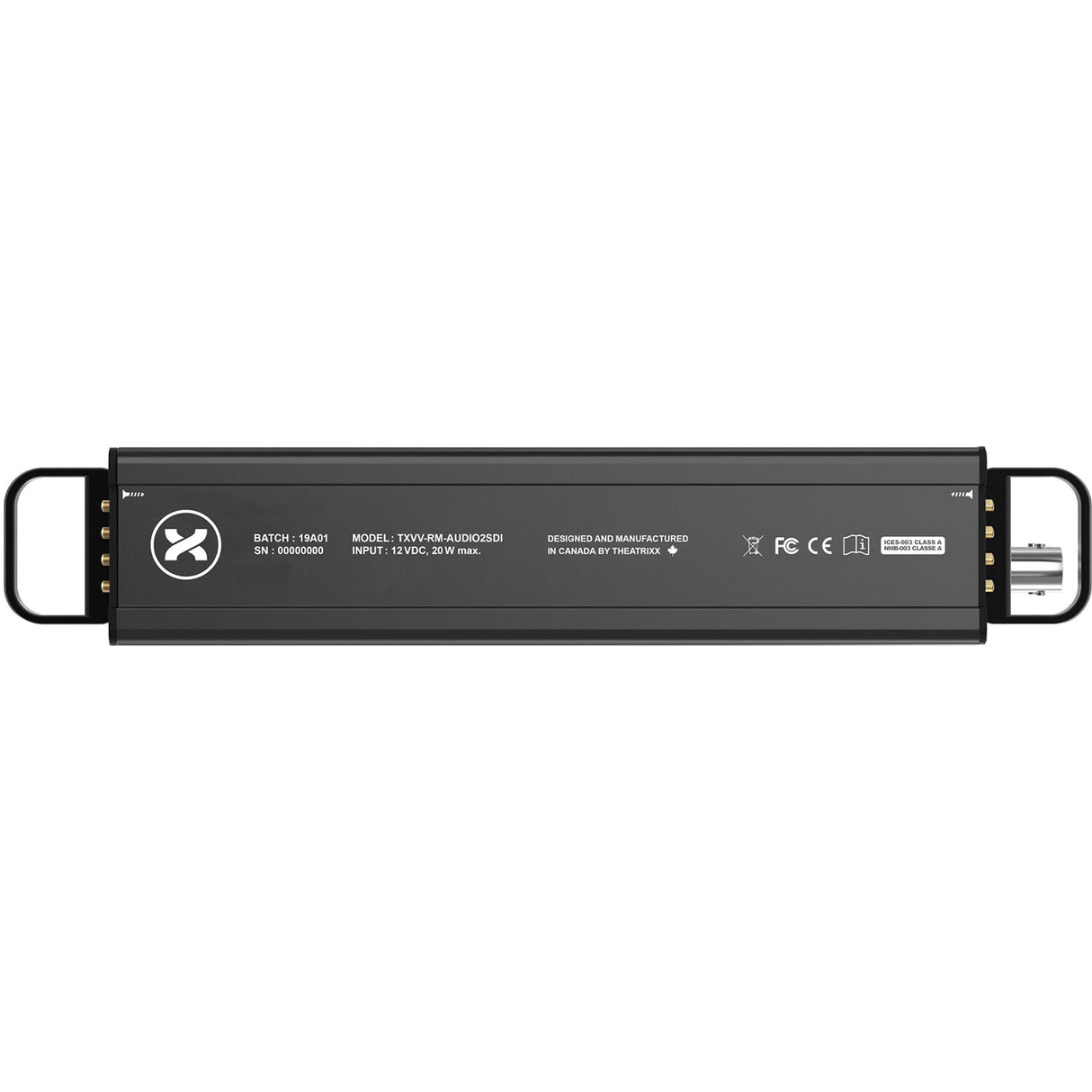 Theatrixx Technologies XVVRM-AUDIO2SDI Audio Embedder Module