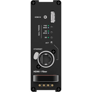 Theatrixx Technologies HDMI 2.0 + 1 Gb/s Ethernet to Fiber SDVoE Reversible Module (Multimode, OpticalCON Quad)