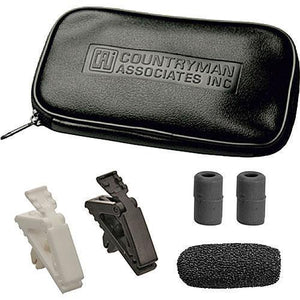Countryman E6OW6B1S1 E6 Omni Earset Mic, Medium Gain, with Detachable 1mm Cable and LEMO 1-Pin Connector for Sennheiser Wireless Transmitters (Black)