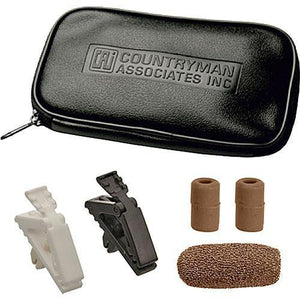 Countryman E6DW6C1SR E6 Directional Earset Mic, Medium Gain, with Detachable 1mm Cable and 3.5mm Locking Connector for Sennheiser Wireless Transmitters (Cocoa)
